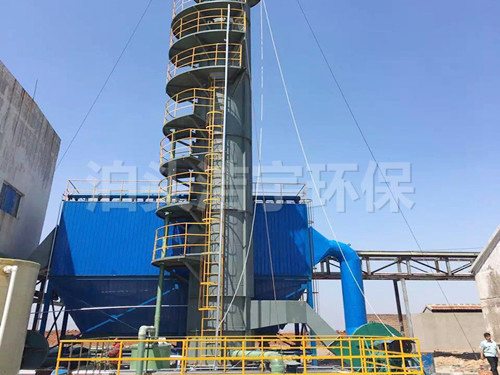 濰坊龍威化工10噸鍋爐布袋除塵、脫硫